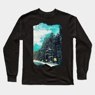 Winter road - Photography collection Long Sleeve T-Shirt